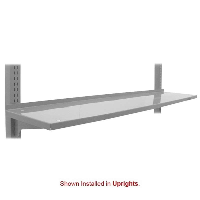 Painted Metal Shelf with Square Edges for All-Spec Heavy Duty Benches, 18 x 72"
